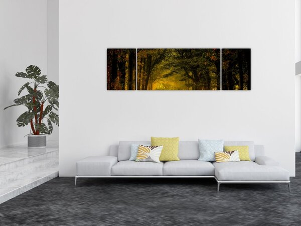 Obraz lesu (170x50 cm)