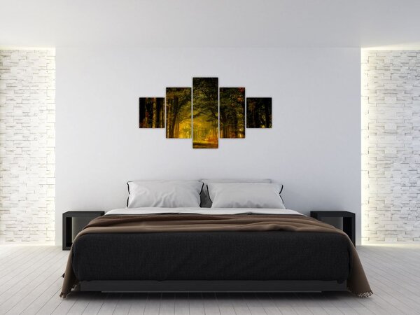 Obraz lesu (125x70 cm)