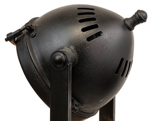 Retro stojací lampa ANTONIO BIG Barva: stříbrná