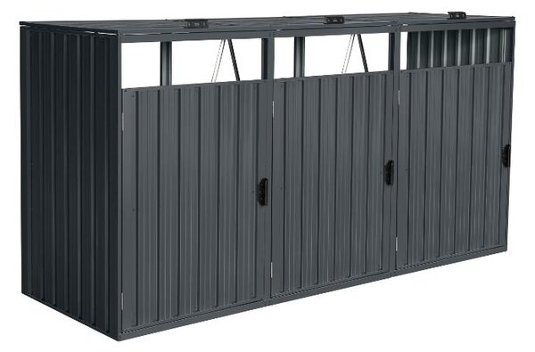 Home Deluxe Box na popelnice »Cubo« (3 x 240 litrů) (100397825003)