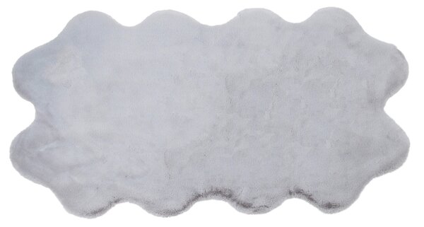 UMĚLÁ KOŽEŠINA, 90/160 cm, barvy stříbra - Kůže