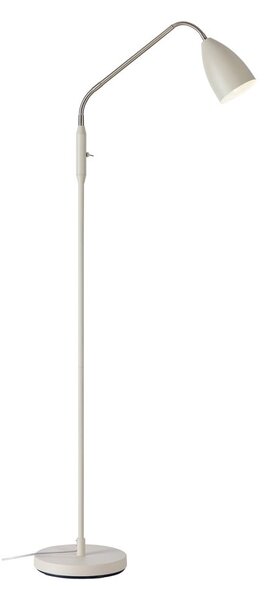 Béžová LED stmívatelná stojací lampa s kovovým stínidlem (výška 140 cm) Patro – Markslöjd
