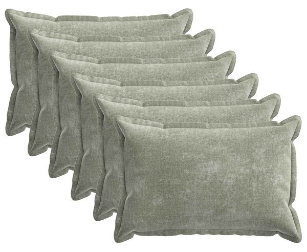 Povlak na polštář 6 pcs HOUTEN Zelená 50 x 80 cm