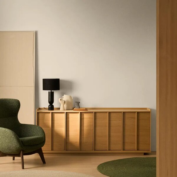 Kave Home Dubová komoda Onix 200 x 45 cm