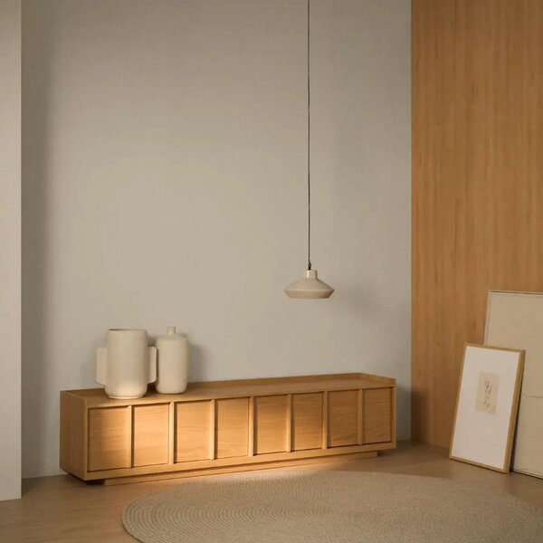 Kave Home Dubový TV stolek Onix 200 x 40 cm