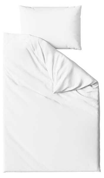 Bílé bavlněné povlečení Standard knoflík