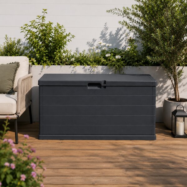 Úložný box OMEGA, 210L, 117x38x56cm, antracitová I.P.A.E-Progarden