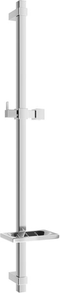 Mexen sprchová tyč DQ 80 cm s miskou na mýdlo, bez baterie, chrom, 79381-00