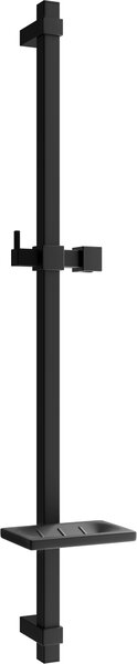 MEXEN - DQ držák sprchový s mýdlenkou 80 cm - černá - 79381-70