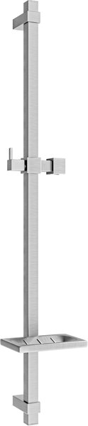 Mexen sprchová tyč DQ 80 cm s miskou na mýdlo, bez baterie, grafitová, 79381-66