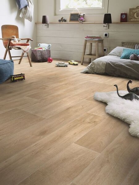 Tarkett, PVC podlaha - lino Duplex 1741, na míru, šíře 3m,4m, béžová, filc, chodba / předsíň