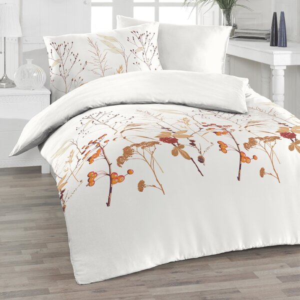 Florella Flanelové povlečení Kelin Beige Rozměr: 70x90 + 140x200 cm