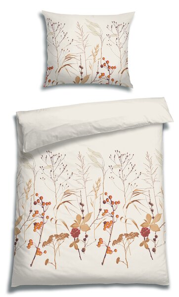 Florella Flanelové povlečení Kelin Beige Rozměr: 70x90 + 140x200 cm
