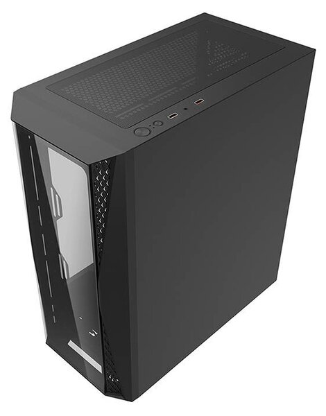 Darkflash DK352 Plus počítačová skříň + 4× ventilátor