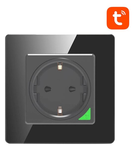 Chytrá WiFi zásuvka Avatto N-WOT10-EU-B TUYA (černá)