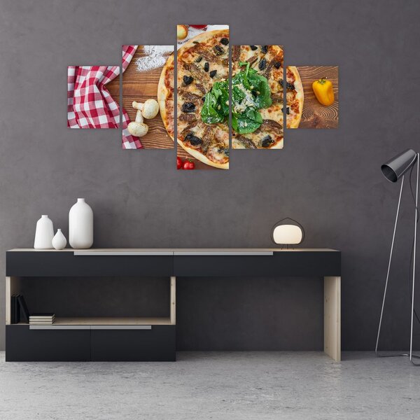 Obraz pizzy (125x70 cm)