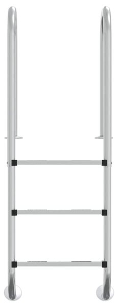 Bazénový žebřík 54 x 38 x 158 cm nerezová ocel 304