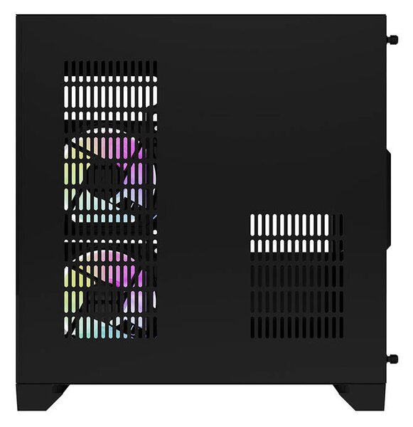 DarkFlash Počítačová skříň Darflash FT350 + 5 ventilátorů aRGB (černá)