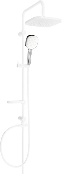 Mexen sprchový set X33 s horní hlavicí 23x23cm, Bílá/Chrom, 798333391-21