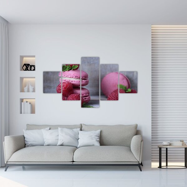 Obraz makronek (125x70 cm)