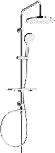 Mexen sprchový set T05 s horní hlavicí 22,5cm, chrom/bílá, 798050593-00