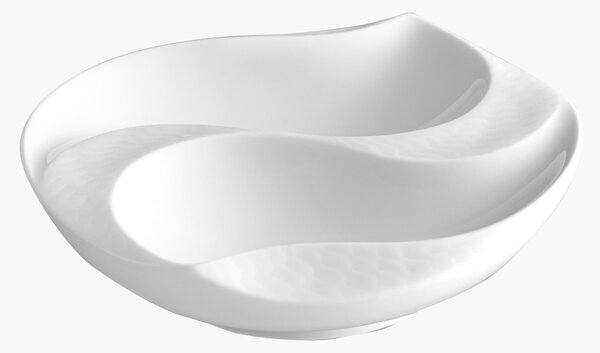 Ručně vyrobená servírovací mísa z porcelánu Wellenspiel Relief