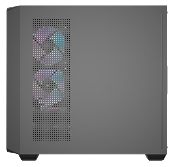 Počítačová skříň Darkflash DS900WD (černá) + 4 ventilátory