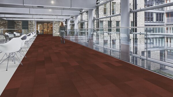 FORBO Flotex Planks Boxcross Crimson 133016 - 2.50 m2