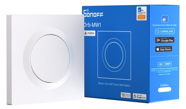 Chytrý nástěnný vypínač SONOFF MINIR4M-E Matter
