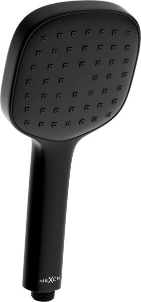 Mexen příslušenství - hlavice ruční sprchy Oval R-33, 1-funkce, černá, 79533-70