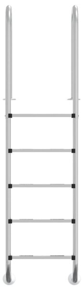 Bazénový žebřík 54 x 38 x 211 cm nerezová ocel 304