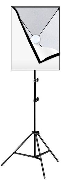 Studiová sada Puluz softbox 50x70cm, stativ, LED žárovka 1 ks PU5070EU