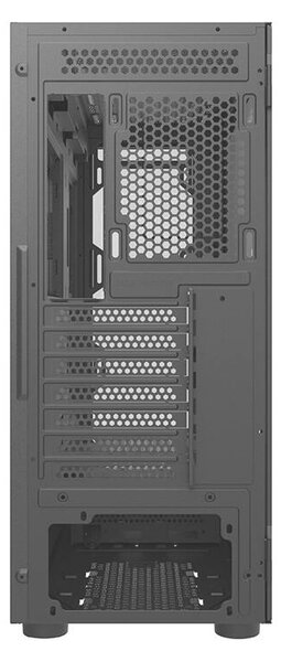 Skleněná počítačová skříň Darkflash DK431 + 4 ventilátory (černá)