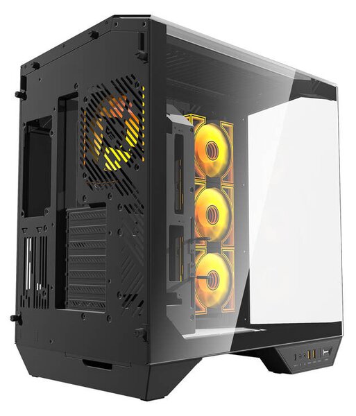 Počítačová skříň Darkflash DY470 se 4 ventilátory (černá)