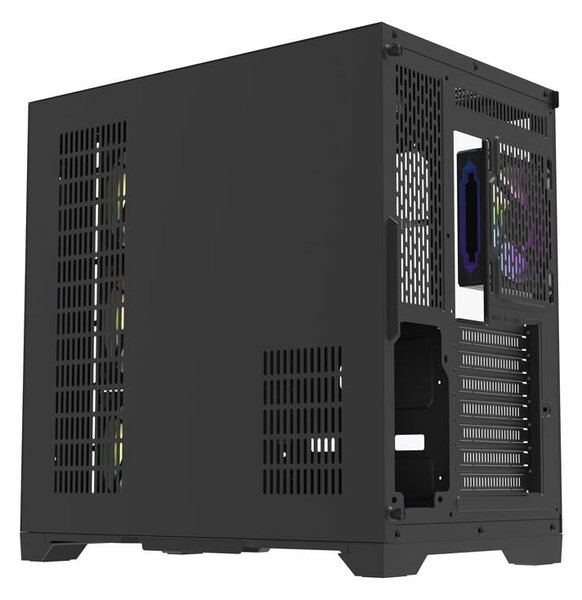 DarkFlash Počítačová skříň Darflash FT418 PRO + 7 ventilátorů aRGB (černá)