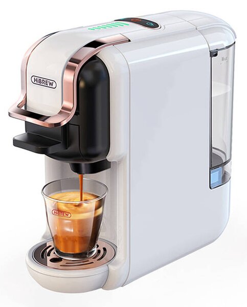 Kávovar na kapsle 5 v 1 HiBREW H2B (bílý)