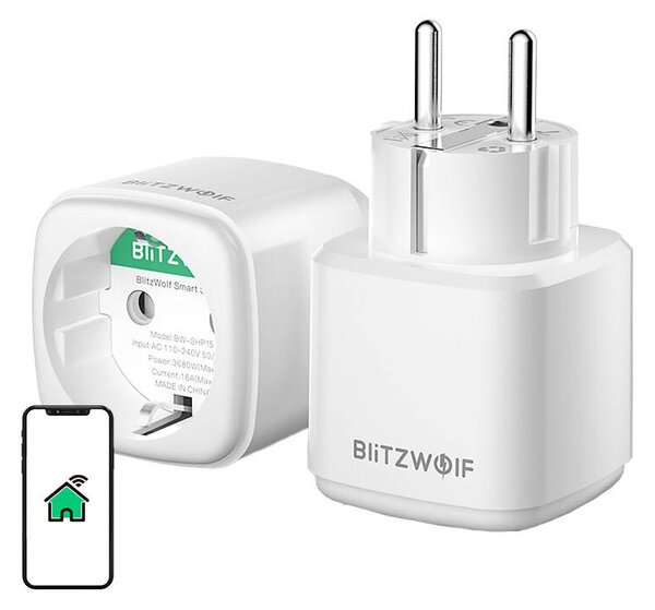 Chytrá zásuvka Blitzwolf BW-SHP15, ZigBee, 3680W