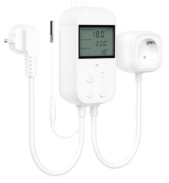 Zásuvkový termostatický regulátor teploty Meross MTS960HK (HomeKit)