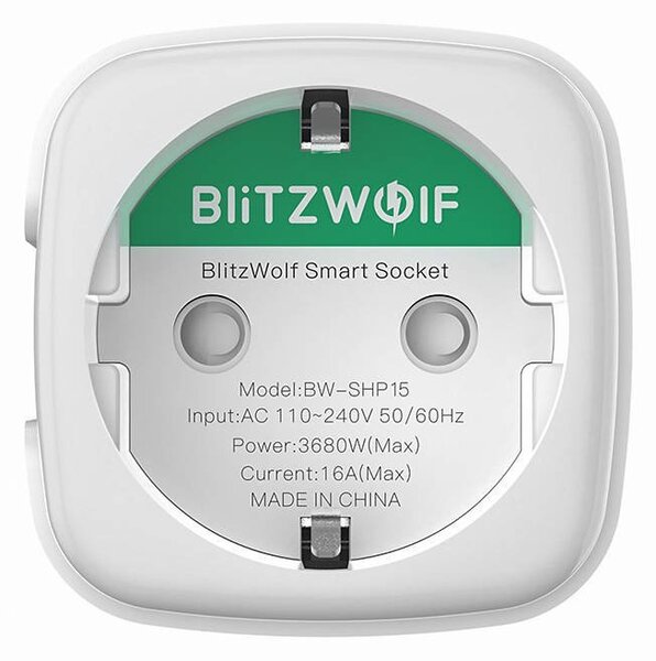 Chytrá zásuvka Blitzwolf BW-SHP15, ZigBee, 3680W