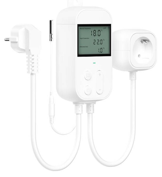 Zásuvkový termostatický regulátor teploty Meross MTS960HK (HomeKit)