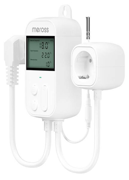 Zásuvkový termostatický regulátor teploty Meross MTS960HK (HomeKit)