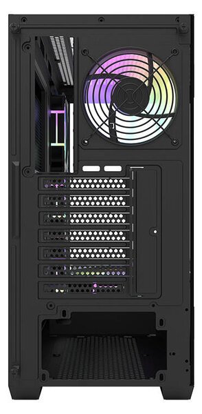 Počítačová skříň Darkflash DS900 (černá) + 7 ventilátorů ARGB