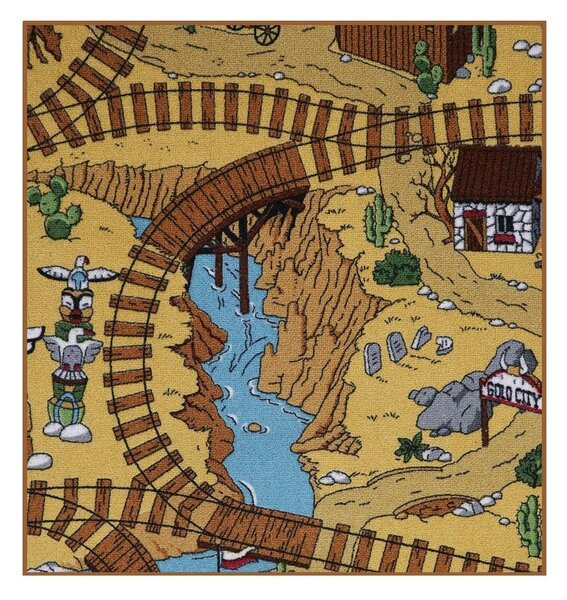 Dětský kusový koberec Western čtverec - 300x300 cm