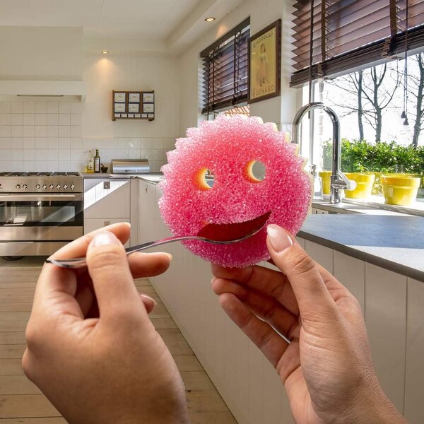 SRUB DADDY Houbička na nádobí a čistění, oboustranná houba SCRUB MOMMY