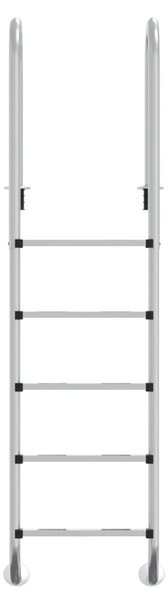 Bazénový žebřík 54 x 38 x 211 cm nerezová ocel 304