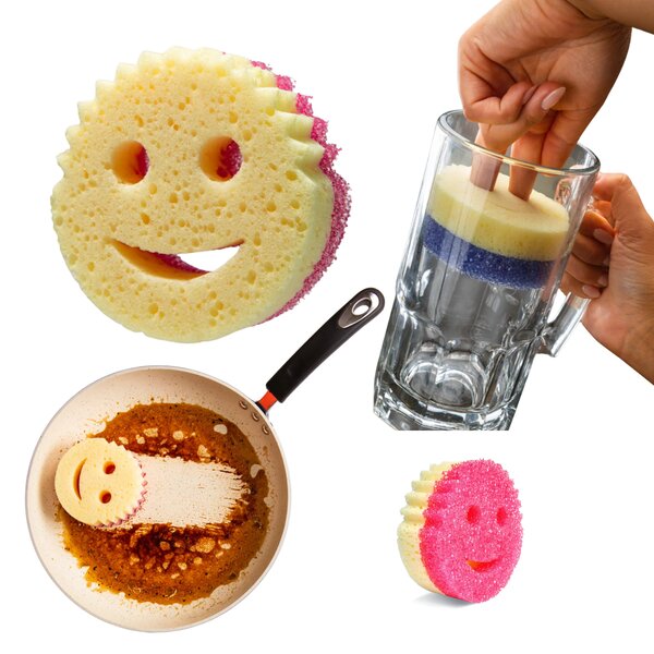 SRUB DADDY Houbička na nádobí a čistění, oboustranná houba SCRUB MOMMY