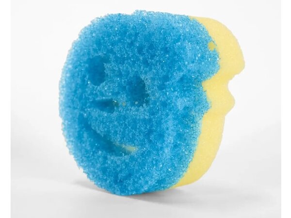 SRUB DADDY Houbička na nádobí a čistění, oboustranná houba SCRUB MOMMY - LIMITOVANÁ EDICE - Sněhulák
