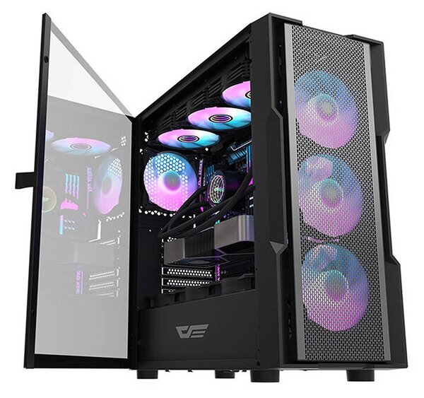 Počítačová skříň Darkflash DK431 Mesh (černá)
