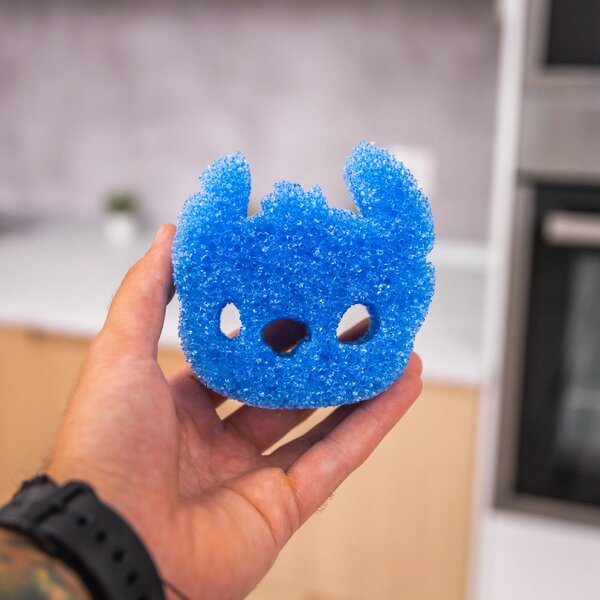 SRUB DADDY Houbička na nádobí a čistění, chytrá houba SCRUB DADDY, LIMITOVANÁ EDICE - Stitch