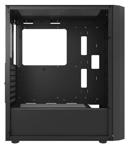 Počítačová skříň Darkflash DK351 + 4 ventilátory (černá)